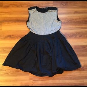 Black and Grey Gracia Formal Dress